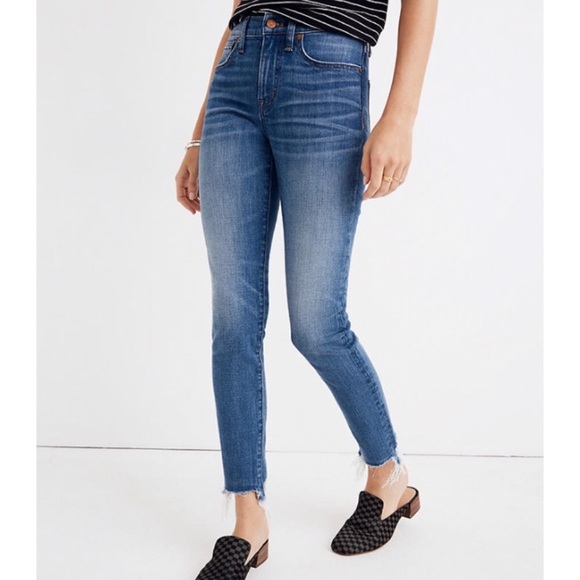 Madewell Denim - Madewell 9” High Rise Skinny Crop Deconstruct Jean